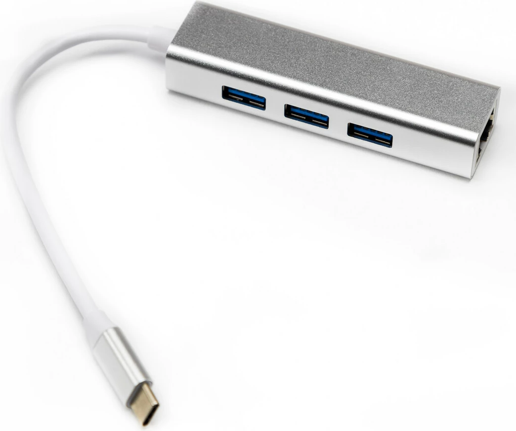 Docking Station HUB Techtonic Type C nav USB3.2 til RJ45 Ethernet