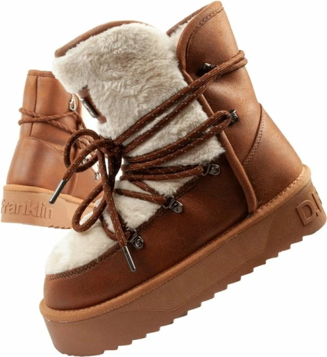 Çizme dimri për femra D.Franklin, kafe