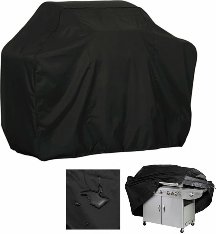 Mbulesë mbrojtëse Hurtel XL për grill, biçikletë, motoçikletë, mobilje kopshti, e zezë