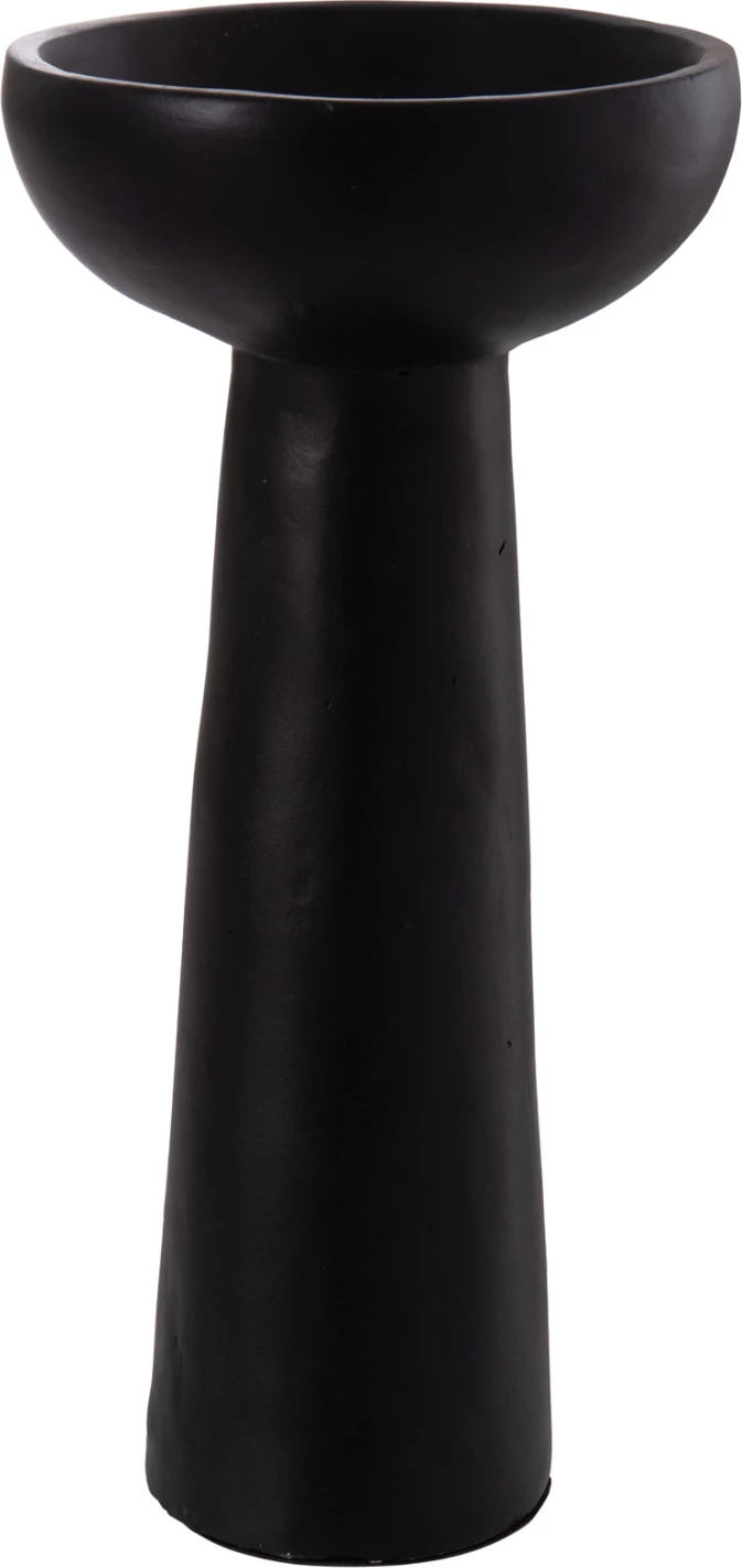 Vazo dekorative tavoline LEKKAN, terrakotë, e zezë, FH4664.01L, 18x38cm