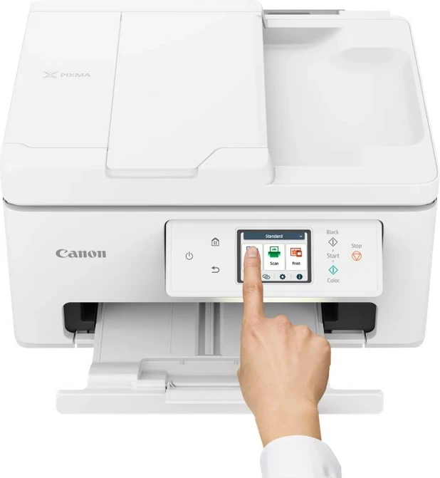 Pajisje multifunksionale inkjet Canon PIXMA TS7550i A4 3-në-1 Wi‑Fi Wi‑Fi Direct ADF 35 fleta e bardhë