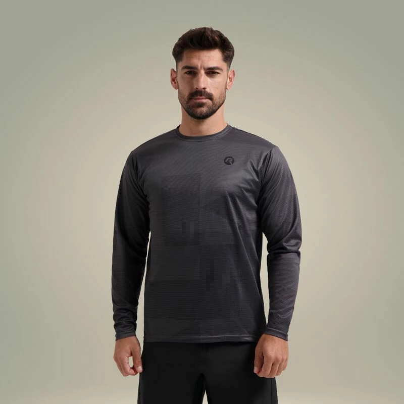 Fanellë e gjatë çiklizmi Yakimasport, gri