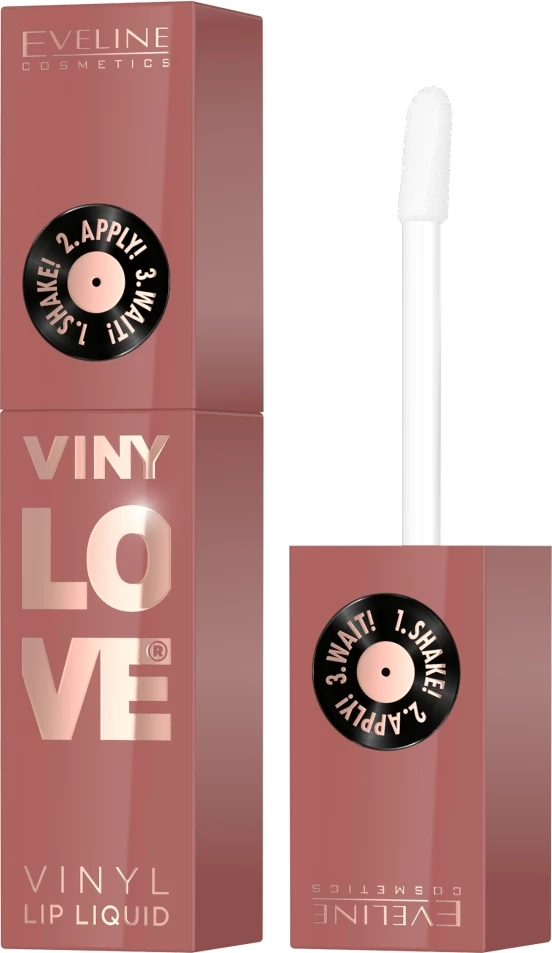 Buzëkuq liquid Eveline Cosmetics VinyLove 04 Peachy për femra 4ml