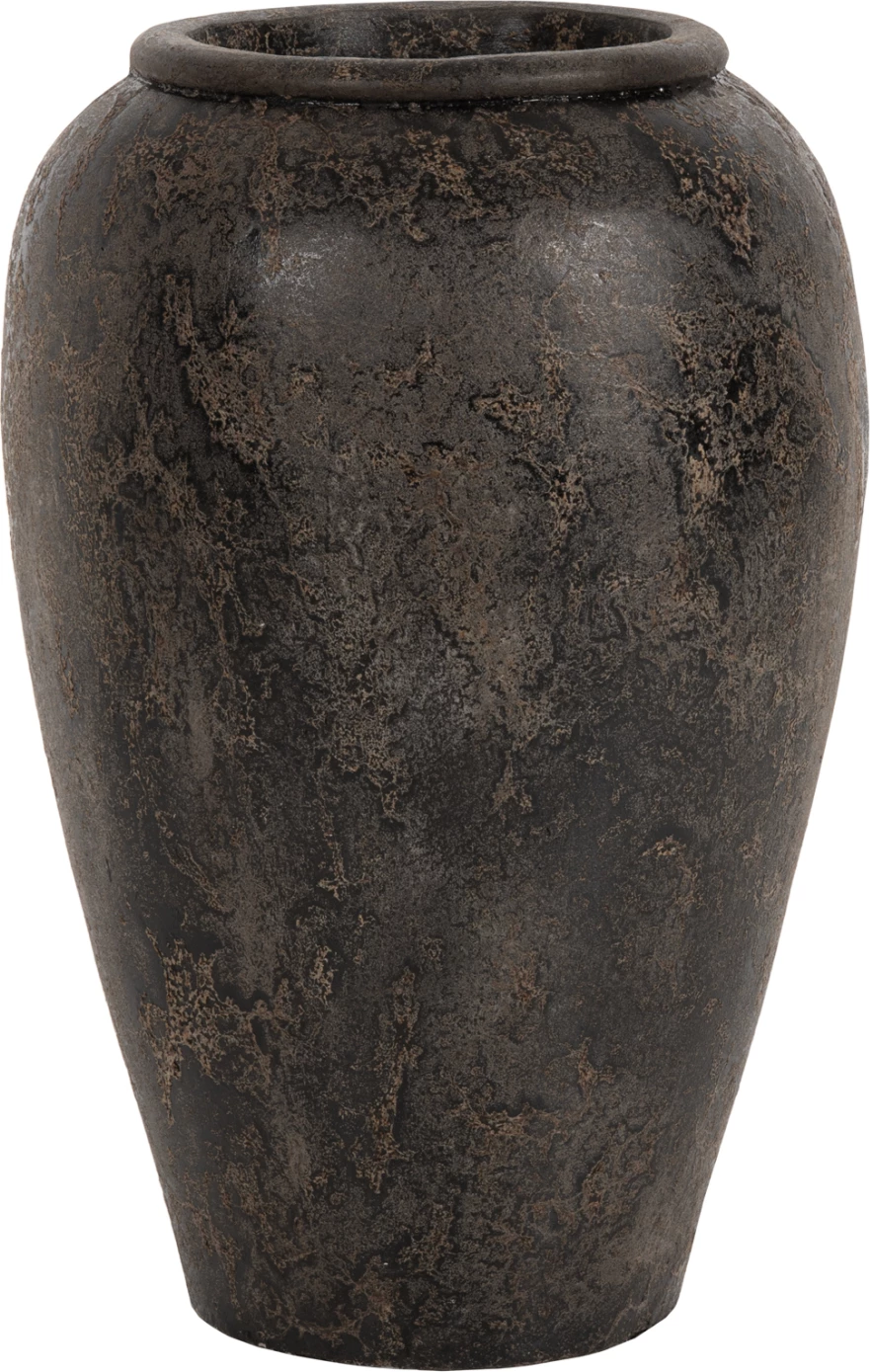 Vazo dekorative për dysheme SPARTA, ngjyrë e zezë, Φ47x69H cm