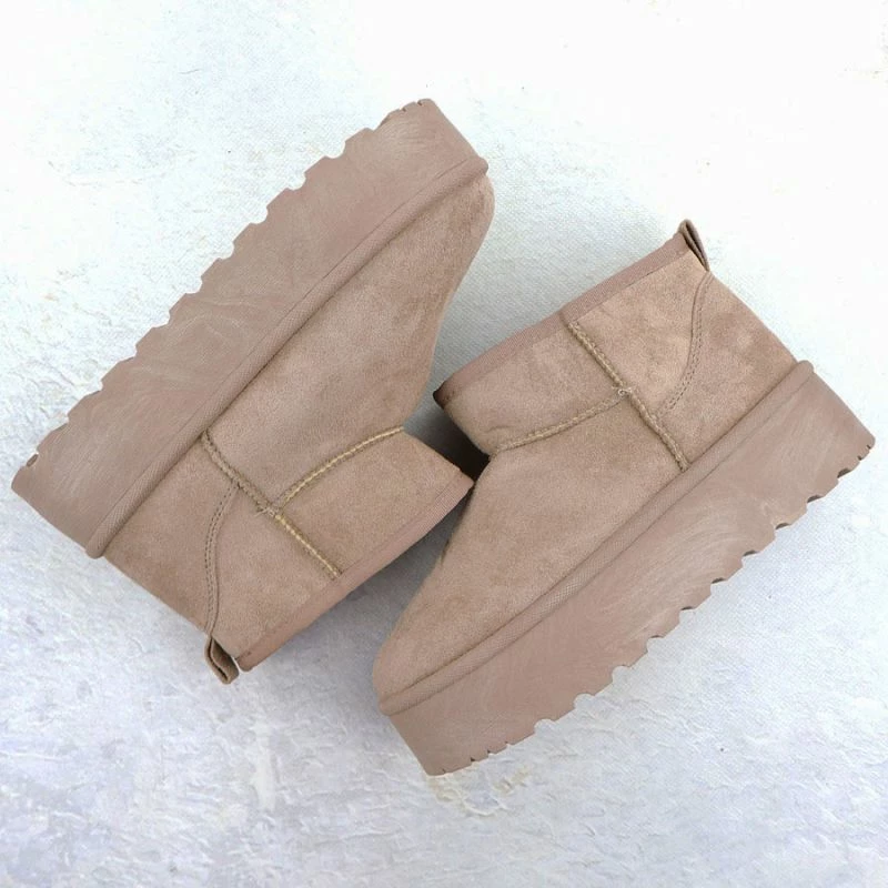 Çizme bore Potocki për femra, bezhë