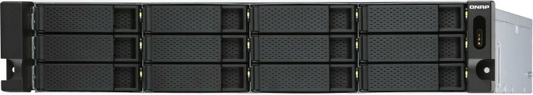 kabinet JBOD rack 2U, QNAP TL-R1200S-RP, 12 x 3.5'' SATA 6 Gb/s, lidhje SFF-8088/SFF-8644, PSU 250 W x2