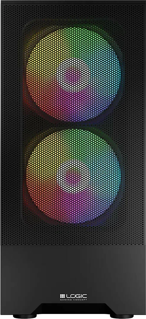 Kasë Logic Concept Arya ARGB, Midi Tower, ATX, e zezë