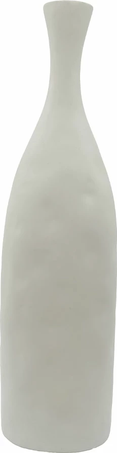 Vazo FRASCO, polirezine e bardhë, 12.5x8x45cm