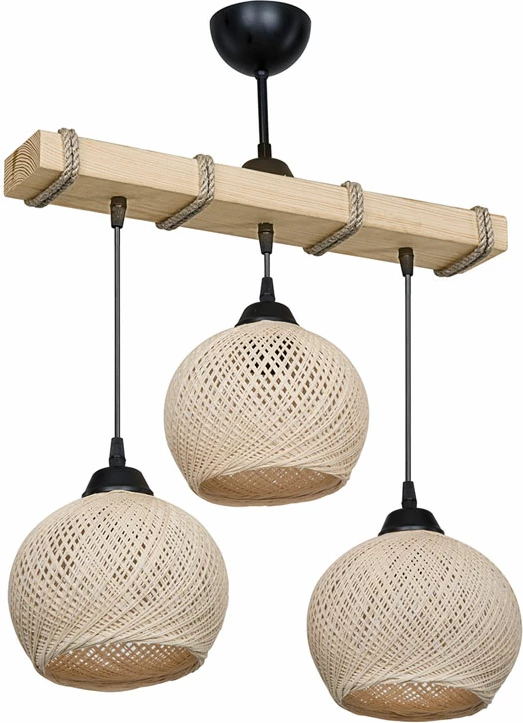 Dritë tavani Fiona Ε27 krem-natyrale 50x20x63cm