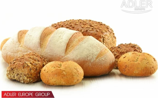 Makinë buke ADLER AD6019, 15 programe, dy paddlla metalike, tavë pjekjeje e heqshme, e bardhë