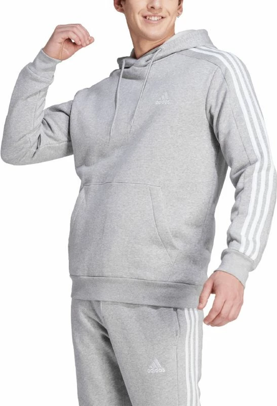 Duks me kapuç për meshkuj adidas, gri