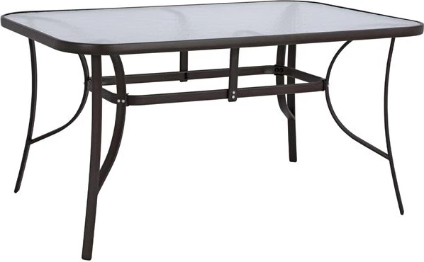 Tavolinë metalike ngjyrë kafe 150x90x72 FH5145.02