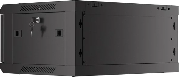 Kasë serveri Lanberg WF01-6404-23B, 4U, 19-inç, 600x450 mm, derë e perforuar, e zezë (flat pack)
