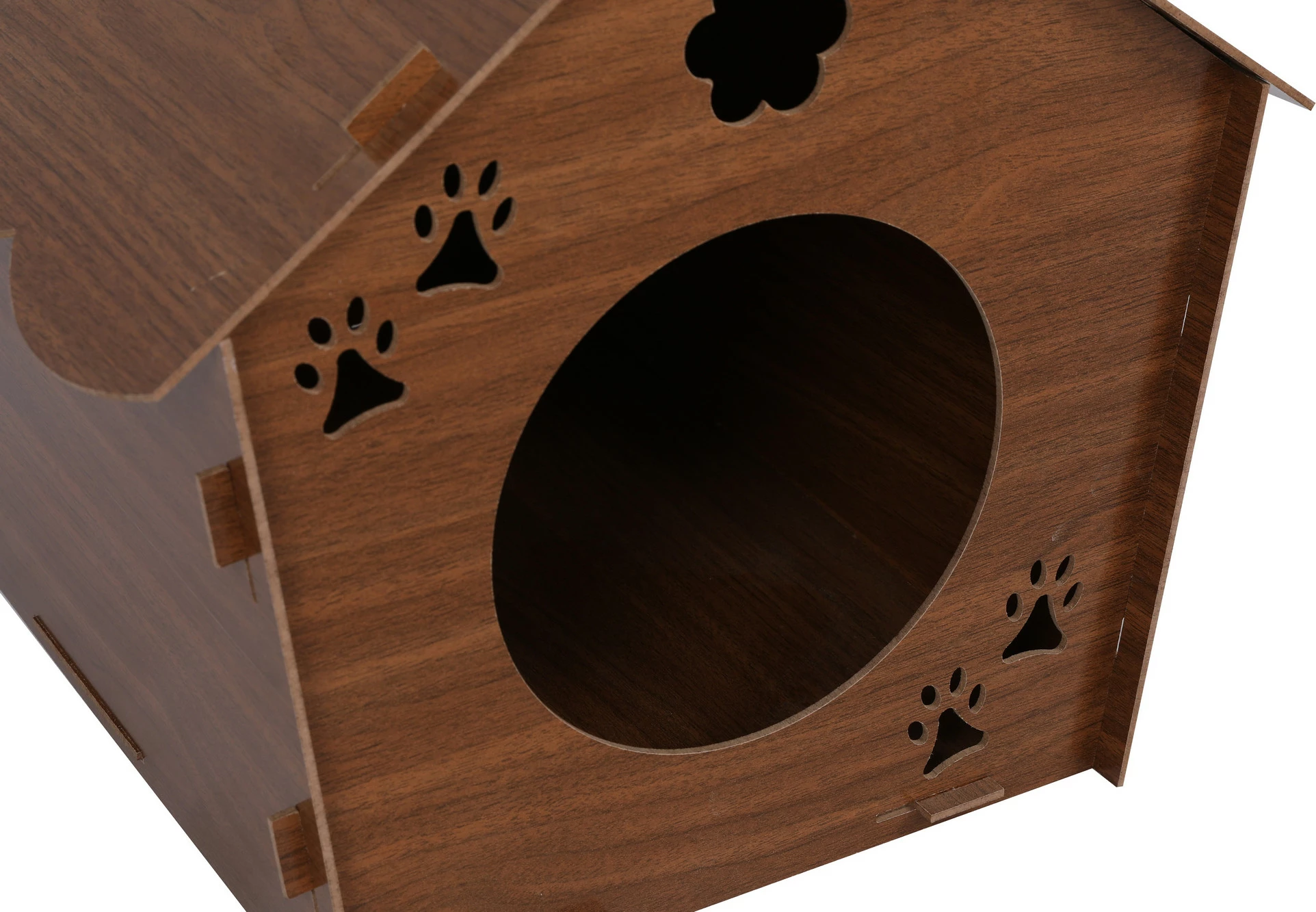 Shtëpi druri për mace, ngjyrë arre, Aberto Design, 199