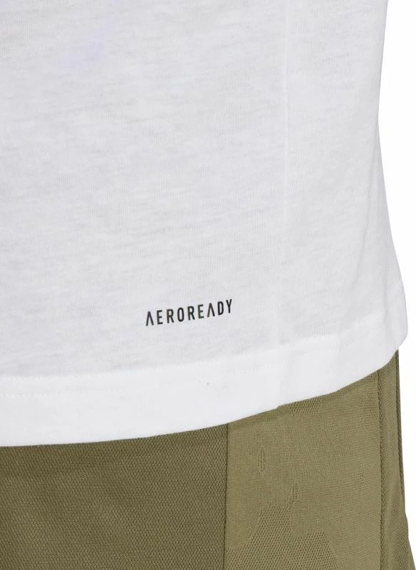 Maicë stërvitore për meshkuj adidas, e bardhë