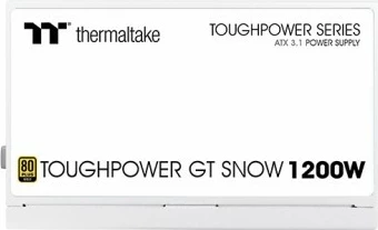 Furnizues energjie kompjuteri, Thermaltake ToughPower GT Snow, 1200W, 80 PLUS Gold, Modular, ATX 3.1, i bardhë