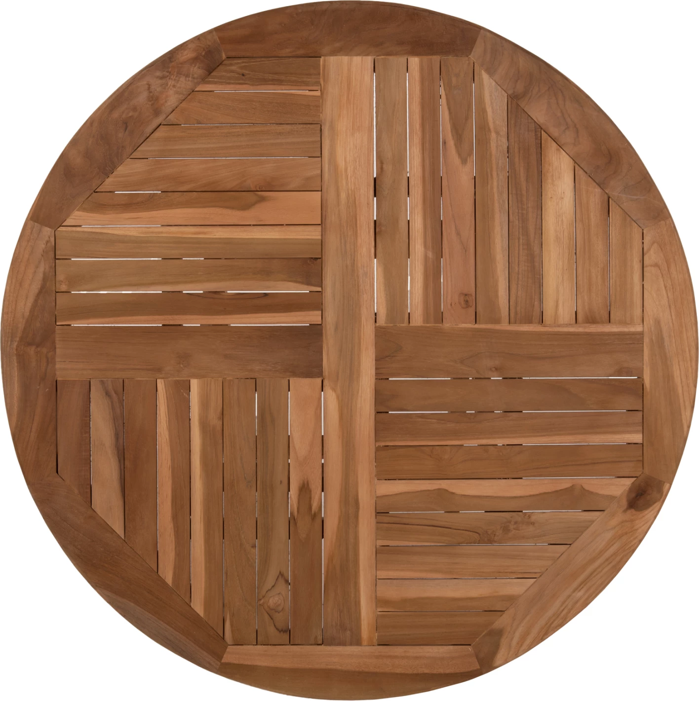 Tavolinë me karrige për terasë, 5 copë, Kendall, dru teak, ngjyrë natyrale