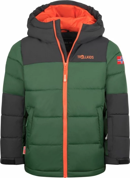 Jakne për fëmijë Trollkids, e gjelbër
