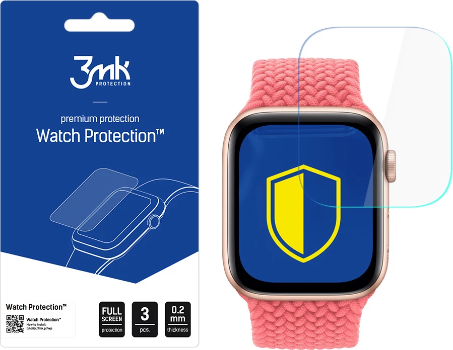 Film mbrojtës për Apple Watch SE 40mm, 3mk Protection Watch ARC+, set 3 copë