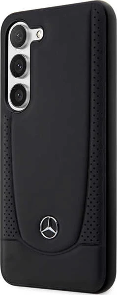 Mbështjellës Mercedes Leather Urban për Samsung Galaxy S23, i zi