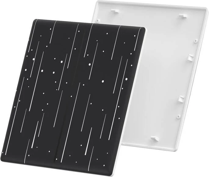 Kapak dekorativ Sonoff T5-2C-86-star për çelës të mençur, plastikë, zi