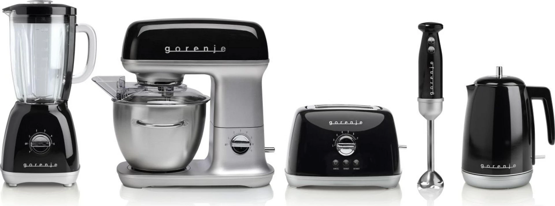 Përpunues ushqimi Gorenje MMC1000RLBK, 4.5 L, 1000 W, Metal, Zi