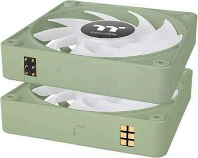 Set ventilatorë Thermaltake CT120 EX ARGB, 3x120mm, PWM, lidhje magnetike, Matcha Green