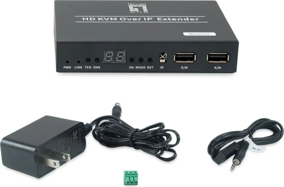 AV receiver Level One HVE-6701R, HDMI Videowall, PoE, i zi