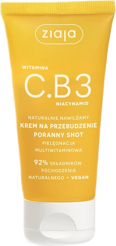 Krem fytyre për femra Ziaja Vitamin C.B3 Morning Wake-Up Shot, 50ml