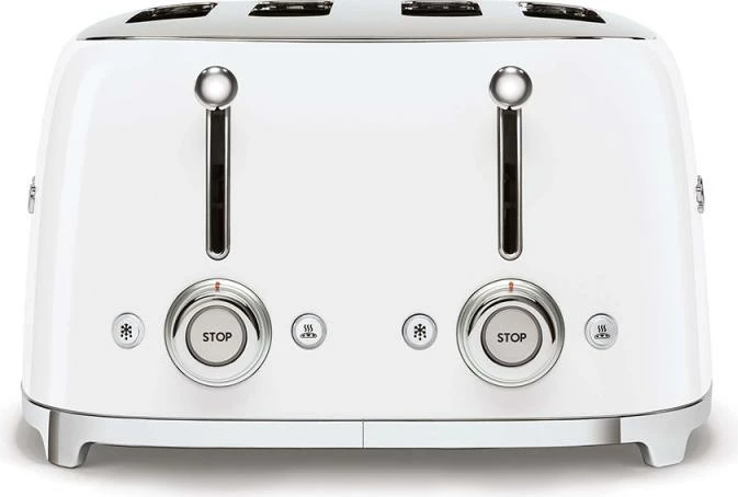 Toster, SMEG, TSF03WHEU, dizajn retro, i bardhë