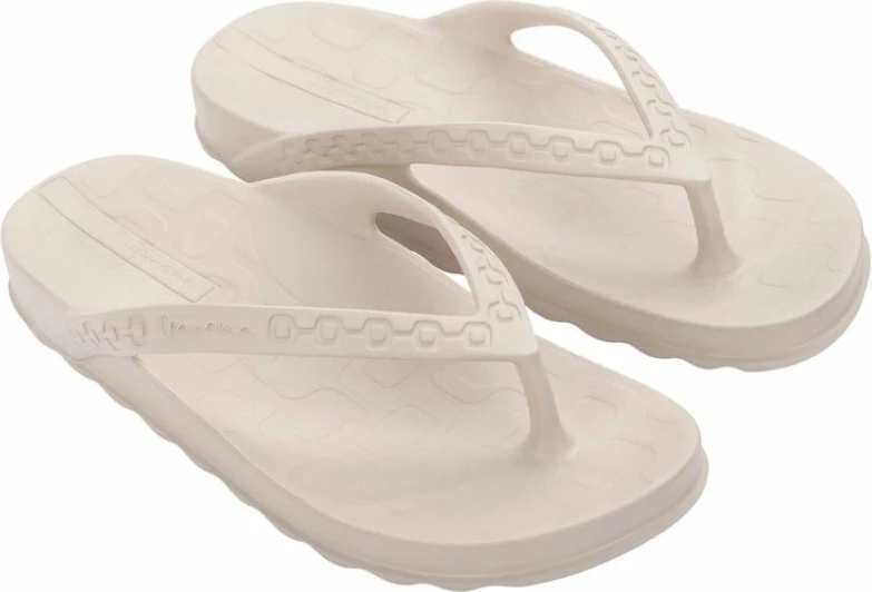 Flip-flopa për femra Ipanema, të bardha/krem