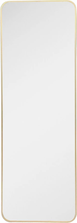 Pasqyrë drejtkëndëshe, ngjyrë ari, 40x120cm