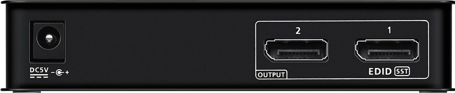 Ndajës DisplayPort, ATEN VS192-AT-G, 2 porta 4K 60 Hz, DP 1.2a MST/SST, i zi