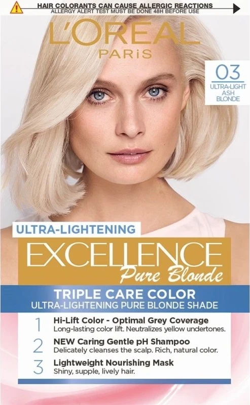 Ngjyrë për flokë Loreal Exellence no. 03 48 ml + hidrogjen 72 ml