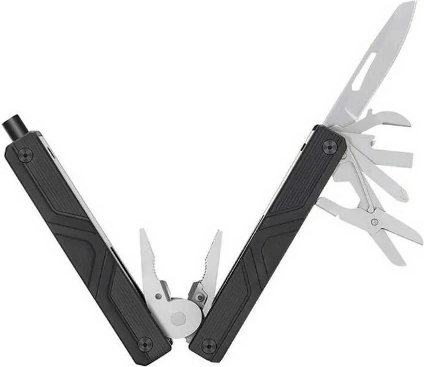 Multitool NEXTOOL GEMINI 13-in-1 me kaçavidë elektrike, çelik inox