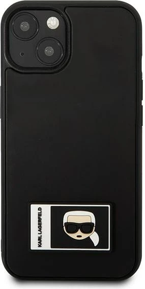Mbështjellës Karl Lagerfeld KLHCP13M3DKPK për iPhone 13, 6.1", Ikonik Patch, i zi