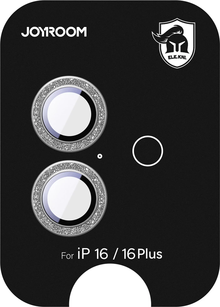 Xham mbrojtës për lente Joyroom JR-MSF0299 për iPhone 16/16 Plus, argjendtë