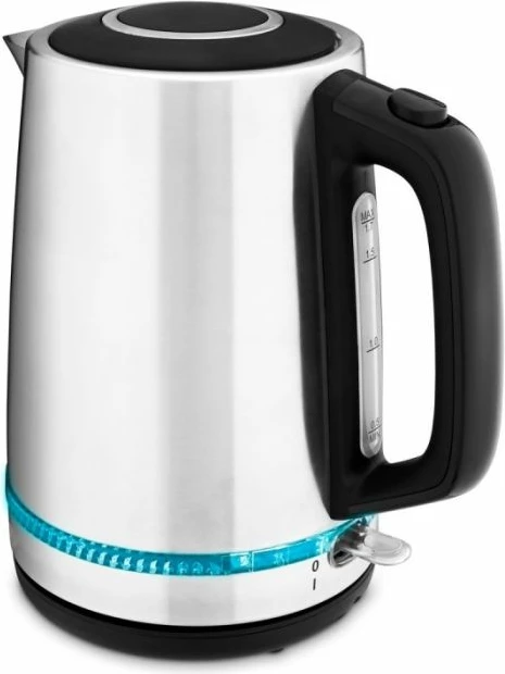 Çajnik elektrik UFESA Ness 1.7L 2200W, argjendtë/zi