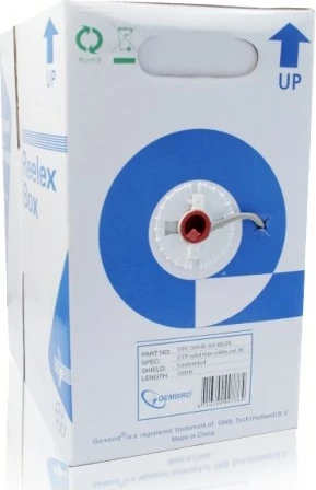 Kabllo rrjeti Gembird FPC-5004E, CAT 5e, 305m, Gri