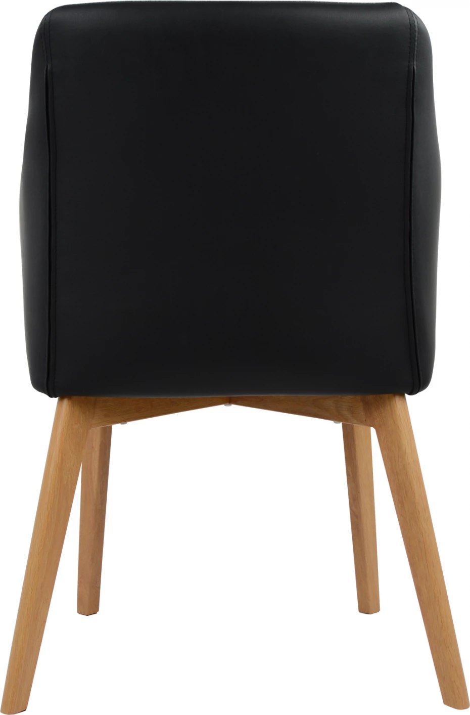 Karrige me krahë Bristol FH0141.01, ngjyrë gri e errët dhe PU e zezë, 57x59x86 cm, set prej 2 copë