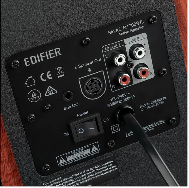 Altoparlantë Edifier Studio R1700BTs 2.0, Bluetooth, 66W, dru/zi