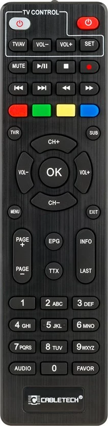 Dekoder Cabletech URZ0336, DVB-T2, H.265 HEVC, i zi