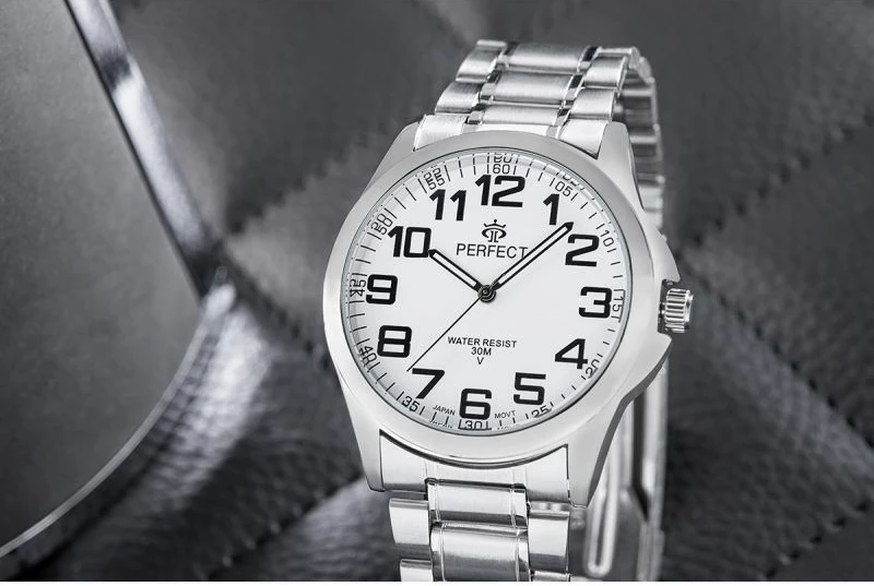 Orë dore meshkuj PERFECT P012-01, e zezë