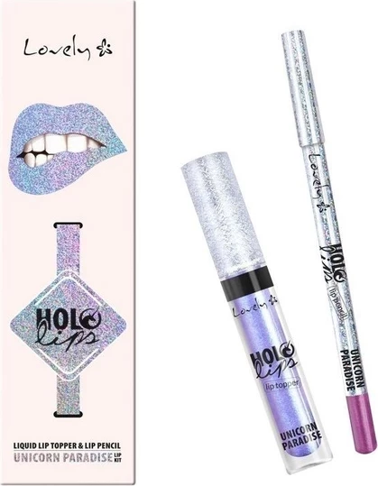 Set për buzë Lovely HOLO LIPS, Nr. 02