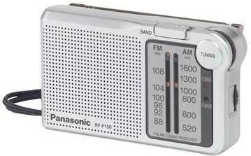 Radio portativ Panasonic RF-P150, AM/FM, mono, argjend
