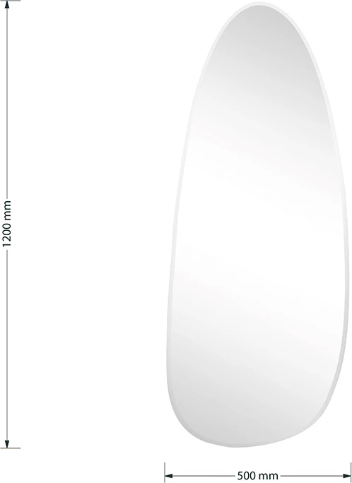 Pasqyrë e çrregullt 3, 50x1x120cm