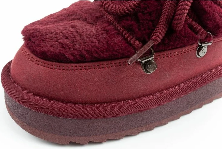 Çizme dimri për femra D.Franklin, burgundy