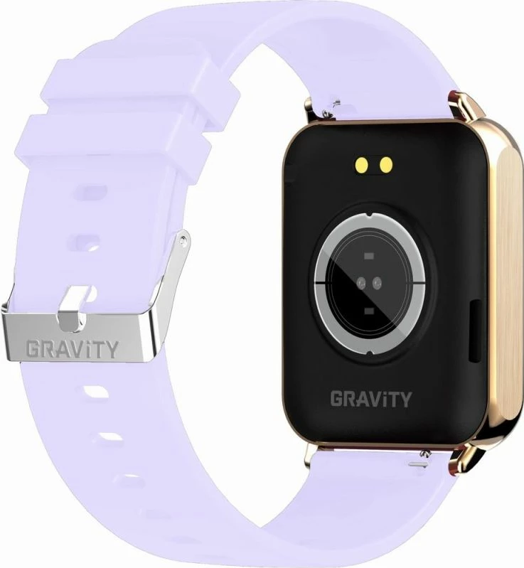 Smartwatch Gravity, rozë gold purple