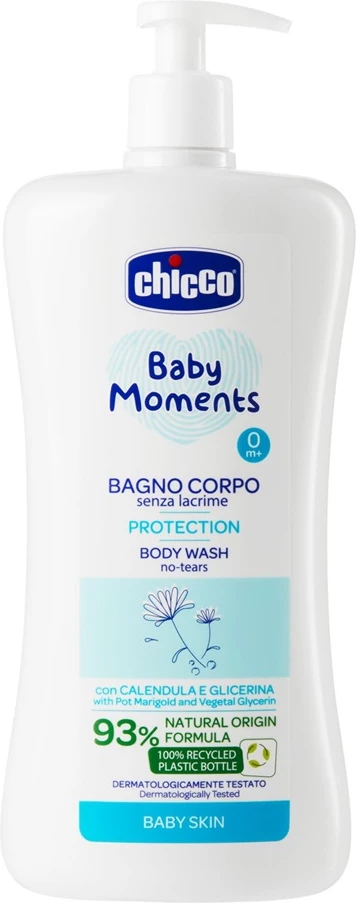 Lëng për banjë Chicco Baby Moments Bathing Liquid 0m+ Protection 750ml