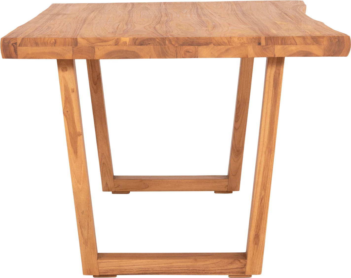 Tavolinë ngrënieje LEOPOLD FH9933.01 dru TEAK masiv, ngjyrë natyrale, 200.5x107x76H cm.